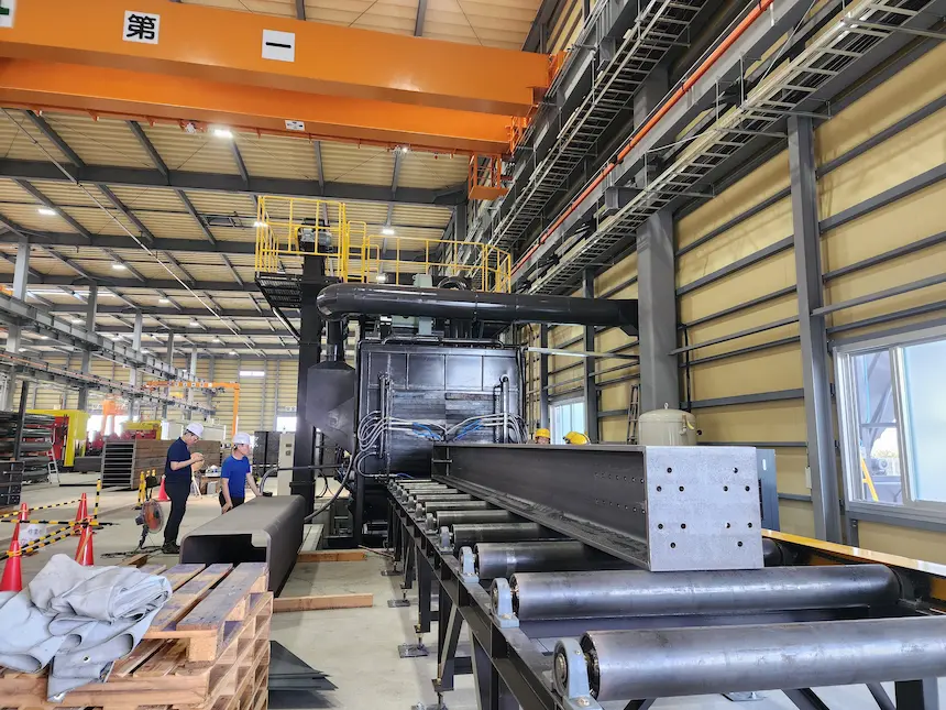 STEEL PLATE(SECTION STEEL) DESCALING SHOT MC