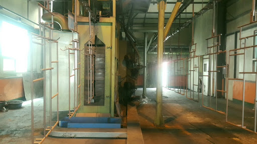 TROLLEY CONVEYOR SHOT BLAST M/C